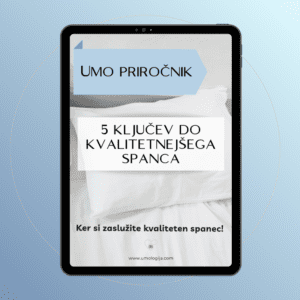 UMO Priročnik: 5 ključev do kvalitetnejšega spanca